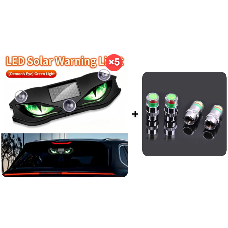 🚗🔆 Solar-Powered LED Car Warning Light – 50% OFF! Solar-powered, weatherproof, automatic activation at dark – for more safety on the roadside. 🔥🛡️