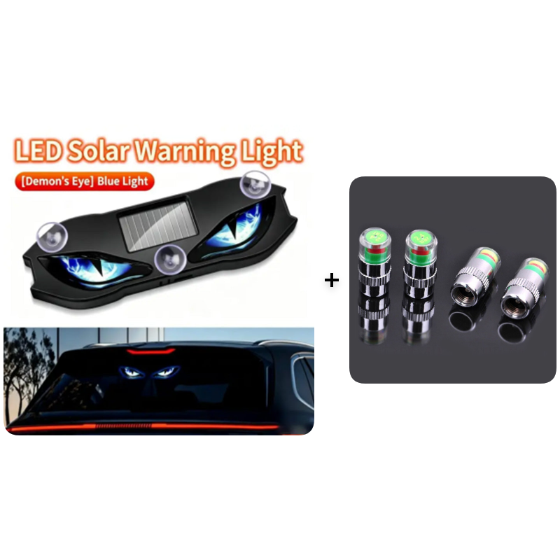 🚗🔆 Solar-Powered LED Car Warning Light – 50% OFF! Solar-powered, weatherproof, automatic activation at dark – for more safety on the roadside. 🔥🛡️