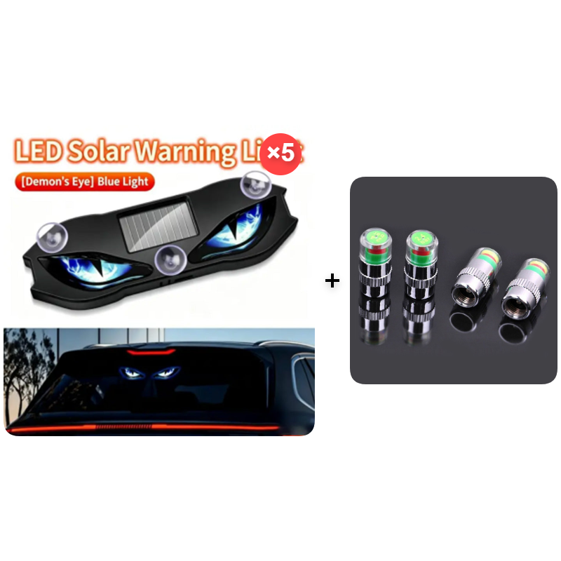 🚗🔆 Solar-Powered LED Car Warning Light – 50% OFF! Solar-powered, weatherproof, automatic activation at dark – for more safety on the roadside. 🔥🛡️