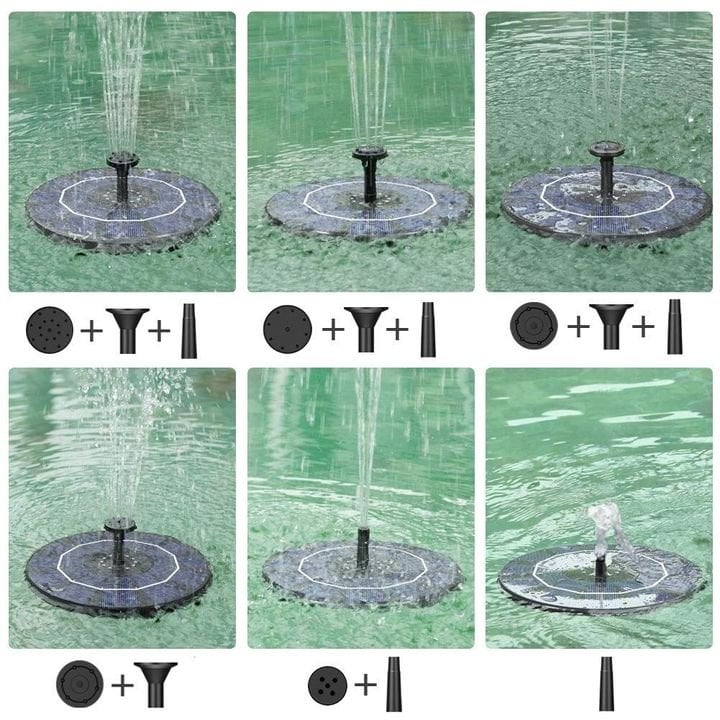 🔥LAST DAY SALE ￡9.99!!💥-🏡Upgraded Solar Powered Water Fountain Pump With Accessories