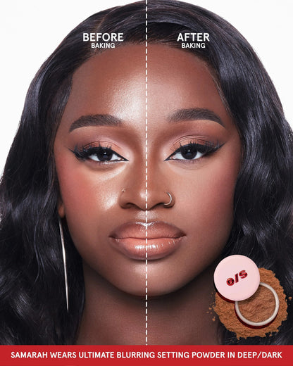 🔥LAST DAY SALE £8.99 with FREE BRUSH!!🎁Ultimate Blurring Setting Powder Full-Sized🌞Summer essential