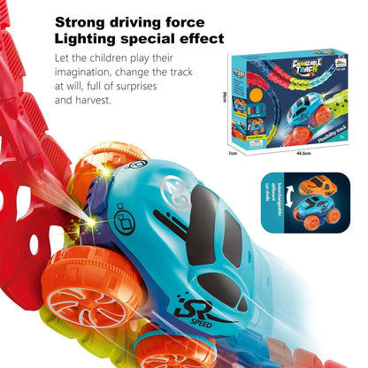 🎅Christmas Surprise Gift 50%OFF🎁Flexible Changeable Magic Race Car Track Toys
