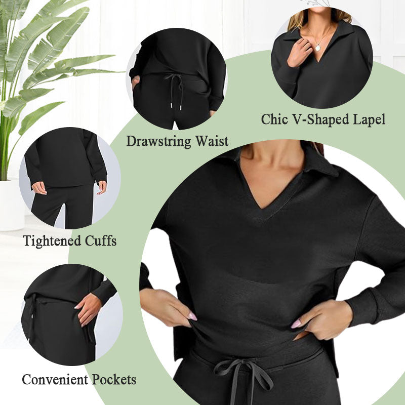 🔥Limited Time 50% OFF🔥Women's 2 Piece Sets Outfits Casual Long Sleeve Sweatsuits Sets