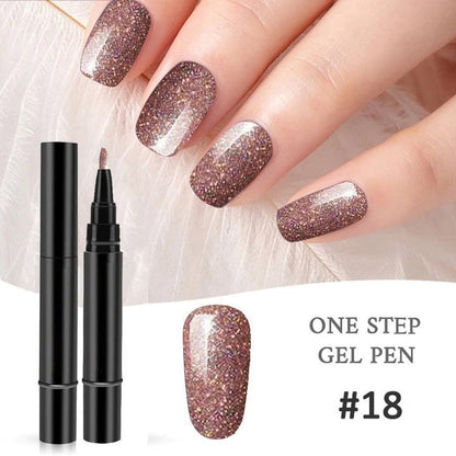 💅 Limited Time Buy 1 Get 1 Free - £9.99! ✨One Step Nail Gel Pen🎨
