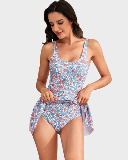 🏖️Summer Hot Sale - ONLY ￡12.99!!⚡50K+ SOLD!👙🌊Women's One Piece Tummy Control Tie Knot Swimsuit