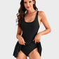 👙LAST DAY SALE 50% OFF!!💃Elegant Tummy Control One-Piece Swimdress for Women – Flattering Fit with Skirted Design