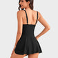 👙LAST DAY SALE 50% OFF!!💃Elegant Tummy Control One-Piece Swimdress for Women – Flattering Fit with Skirted Design