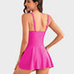 🔥LAST DAY SALE - ONLY £14.99!!⚡50K+ SOLD!👙Women's One Piece Tummy Control Tie Knot Swimsuit