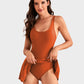 🔥LAST DAY SALE - ONLY £14.99!!⚡50K+ SOLD!👙Women's One Piece Tummy Control Tie Knot Swimsuit