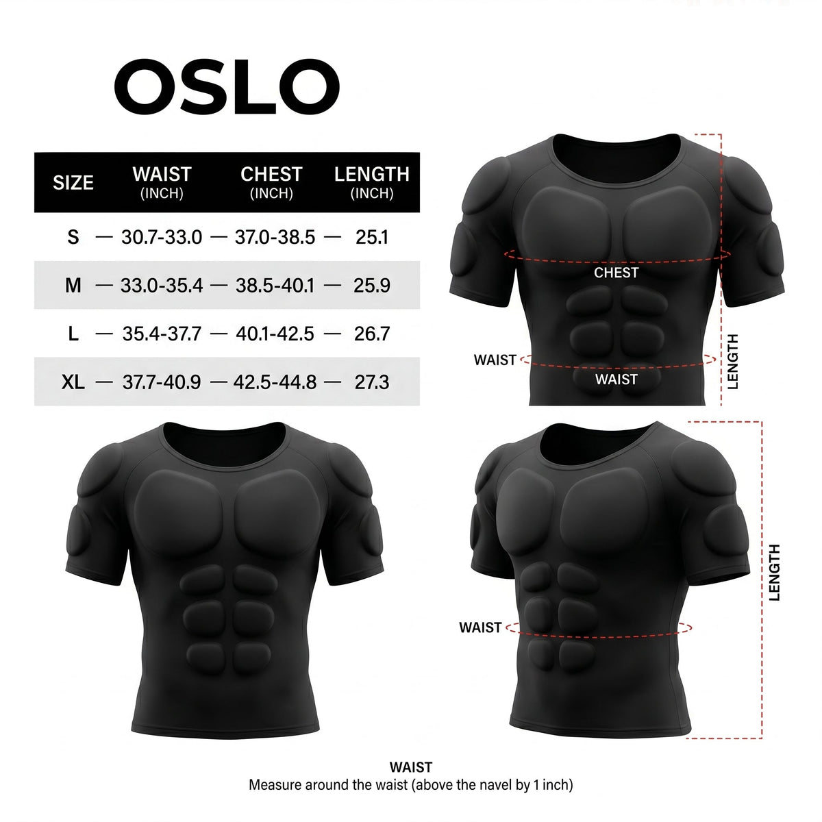 Muscle Boost Tee | Instantly Look Stronger, More Athletic & More Confident