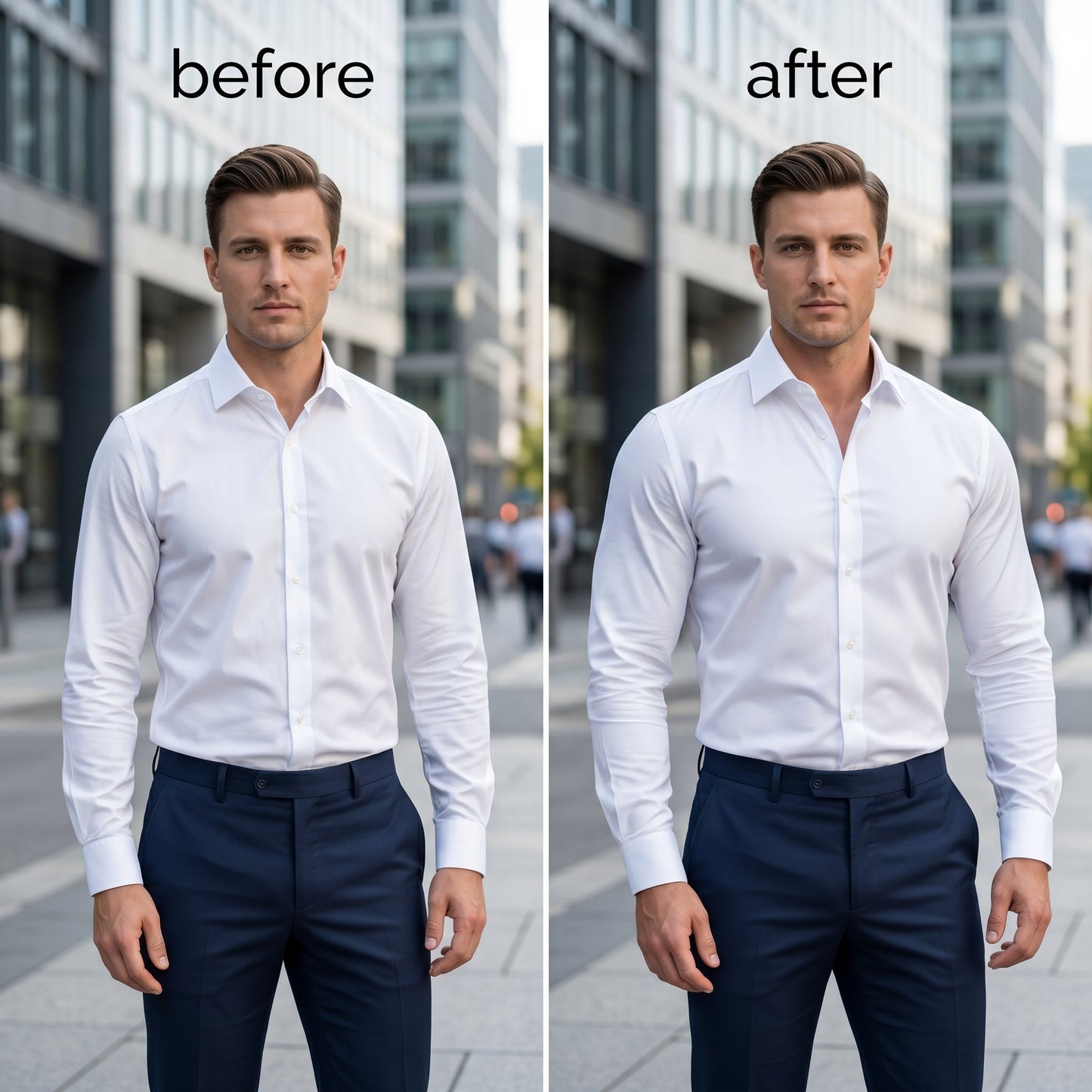 Muscle Boost Tee | Instantly Look Stronger, More Athletic & More Confident