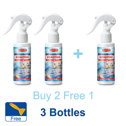 🔥Summer Hot Sale £9.99!!💥50K+ SOLD!🧊Defrosting Spray for Fridge Freezer🎁(With free spatula)