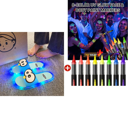 🔥Last Day Sale 60% OFF⏰🩴👀Cute Slippers With Cartoon Motifs That Glow👣🎁