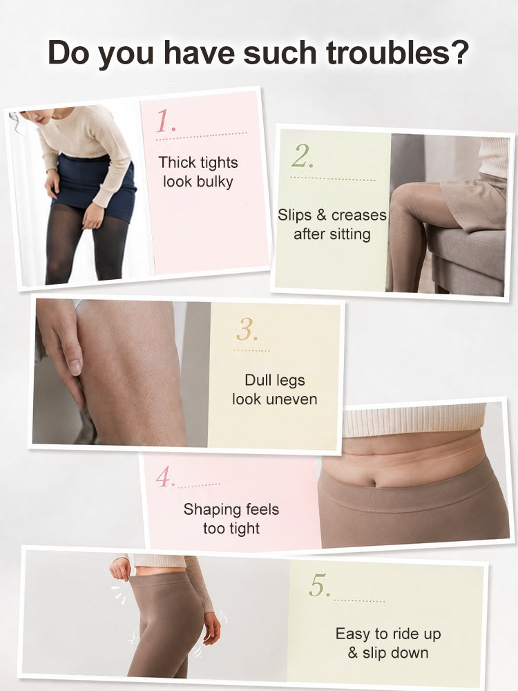 VEIMIA 3-7 Pieces Smoothing Tights Stay In Place With Light Compression & Matte Skin-like Finish