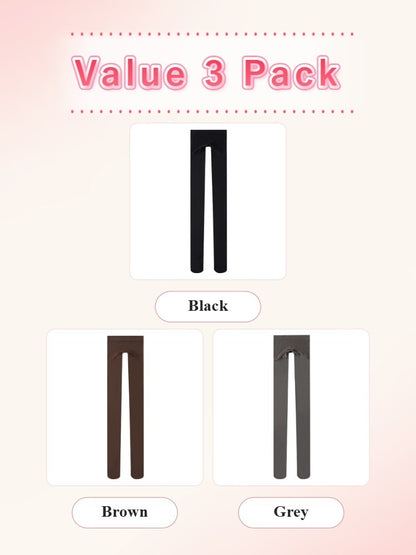 VEIMIA 3-7 Pieces Smoothing Tights Stay In Place With Light Compression & Matte Skin-like Finish