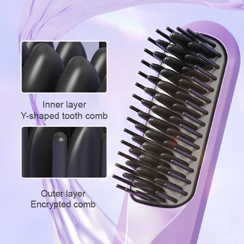 ✨Last Day Special Price £16.98!!💥Portable Hair Straightener Comb💇‍♀️