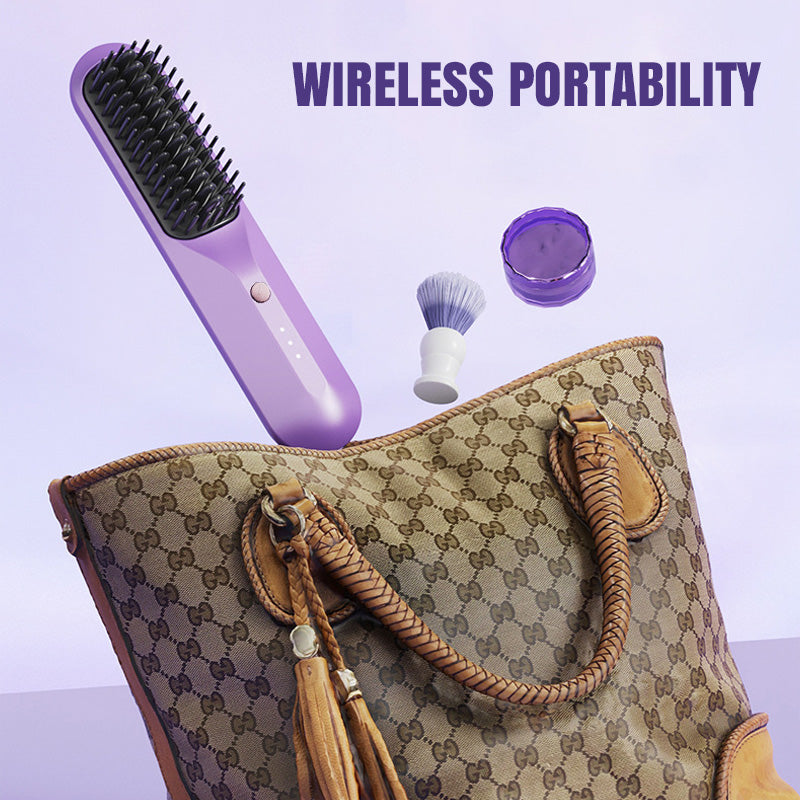 ✨Last Day Special Price £16.98!!💥Portable Hair Straightener Comb💇‍♀️
