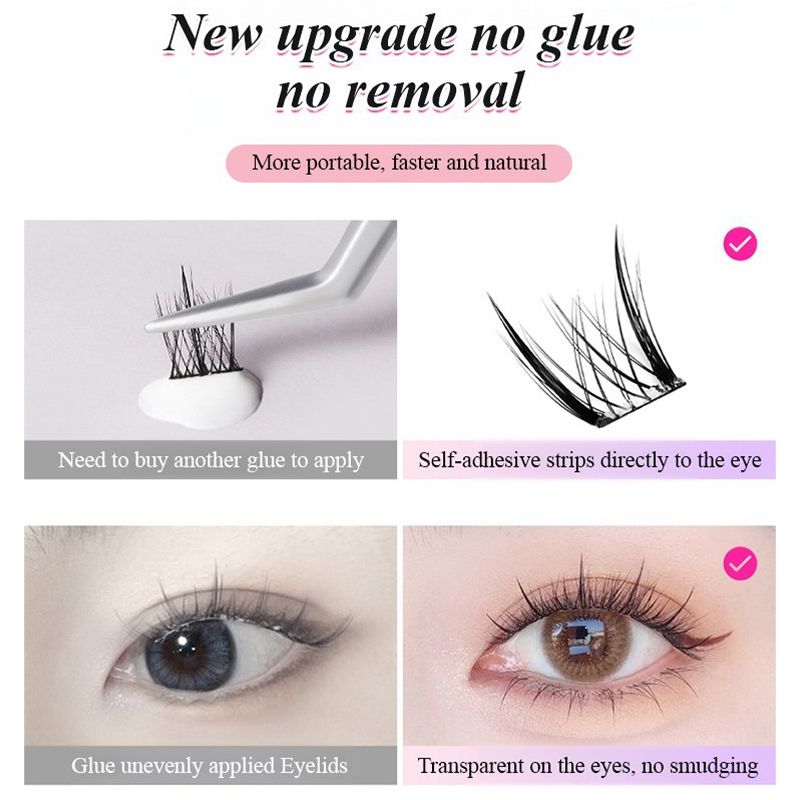 🔥Buy 2 Get 1 Free🎁Waterproof Glue-free Realistic False Eyelashes