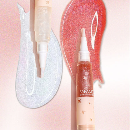🌞Summer Beauty Sale 49% OFF -👄2PCS🔥Each only £4.95🔥Star-Studded Lip Gloss