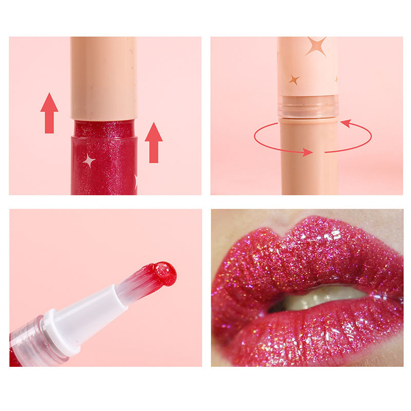 🌞Summer Beauty Sale 49% OFF -👄2PCS🔥Each only £4.95🔥Star-Studded Lip Gloss
