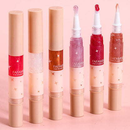 🌞Summer Beauty Sale 49% OFF -👄2PCS🔥Each only £4.95🔥Star-Studded Lip Gloss