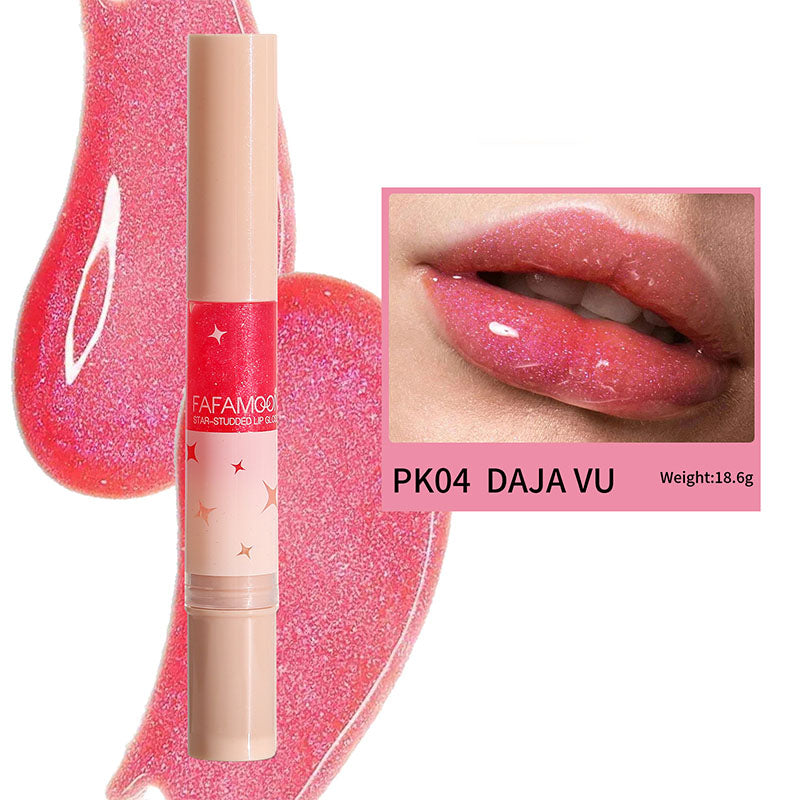 🌞Summer Beauty Sale 49% OFF -👄2PCS🔥Each only £4.95🔥Star-Studded Lip Gloss
