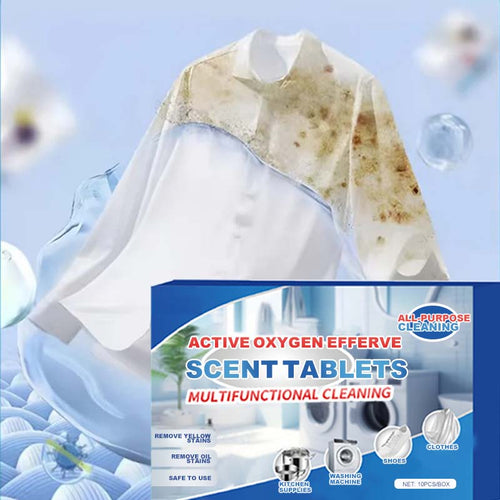 🔥Multi-functional Active Oxygen Cleaning Effervescent Tablets🔥Buy More Save More🔥