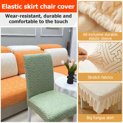 🪑Dining Chair Slipcover Set of 2 ✨Instant holiday upgrade! Refresh your dining space