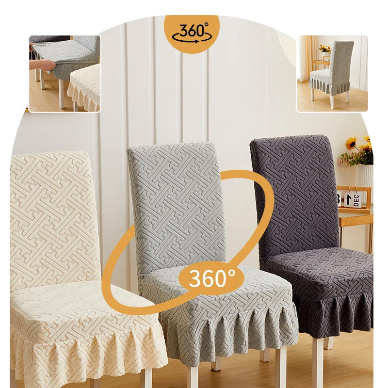 🪑Dining Chair Slipcover Set of 2 ✨Instant holiday upgrade! Refresh your dining space