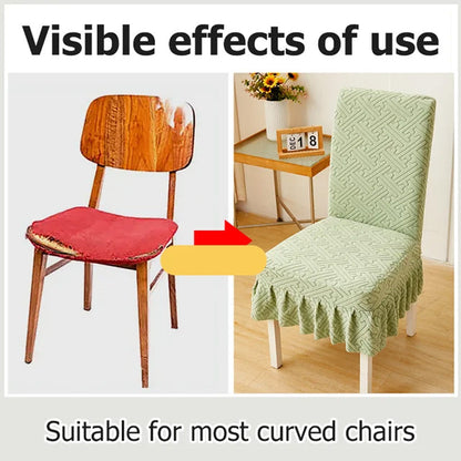 🪑Dining Chair Slipcover Set of 2 ✨Instant holiday upgrade! Refresh your dining space