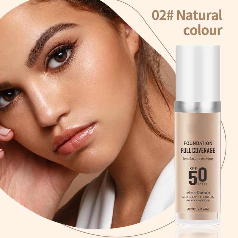 ✨ LAST DAY BUY 1 GET 1 FREE -Each ￡4.99!!✨ Long-Lasting Flawless Coverage Moisturizing Natural Makeup Cream