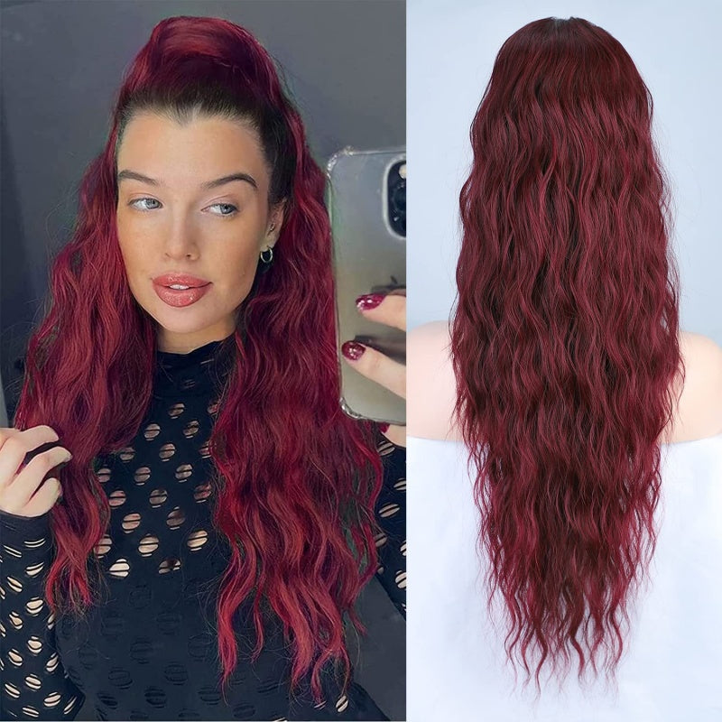 💜2026 NEW IN £12.99!!⚡50K+ SOLD! 💜Curly Wavy Frizzy Hair Extension with Ponytail