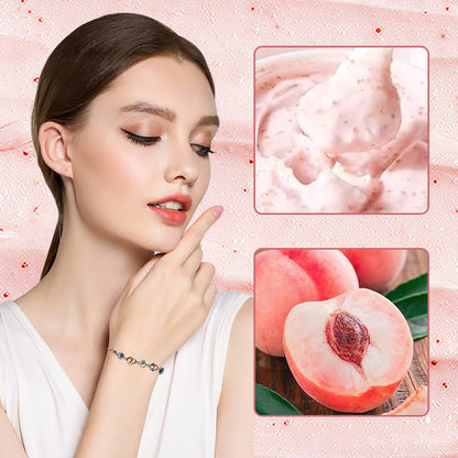 ✨Last Day Buy 2 Get 1 Free✨-🫧Peach Brightening Exfoliating Body Scrub