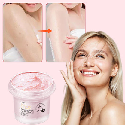 ✨Last Day Buy 2 Get 1 Free✨-🫧Peach Brightening Exfoliating Body Scrub