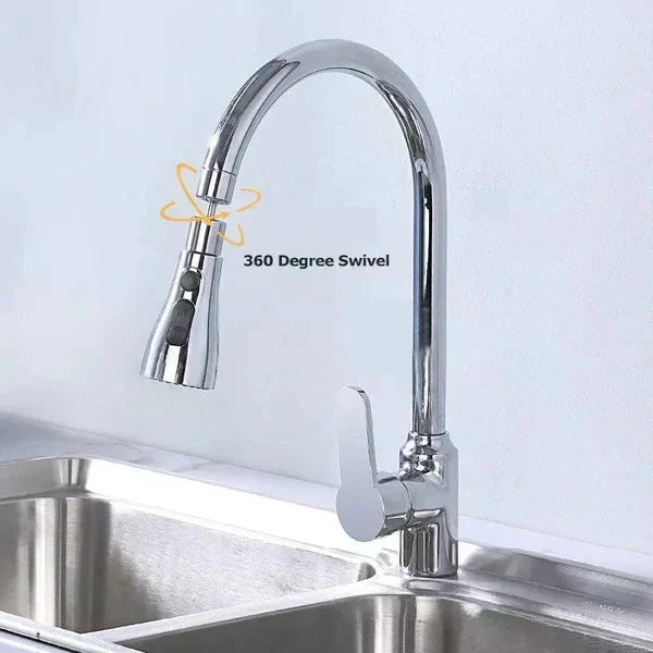 🔥Last Day £7.99!!⚡50K+ SOLD!🏠720° Rotatable 3 Function Kitchen Faucet Spray Head