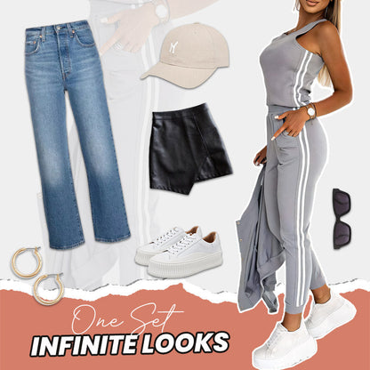 ❤️⏳Time-Limited Special 70% Off⏰Women's Three-piece Baseball Jacket And Pants Set