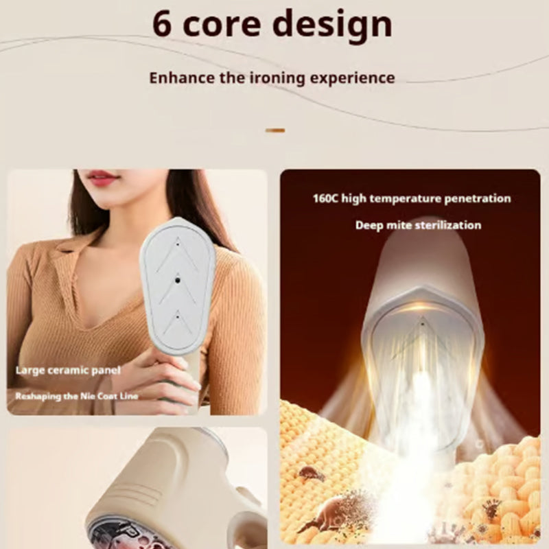 🔥Last Day Special Price £16.98!!✨Portable Handheld Vacuum Steamer