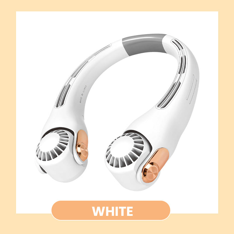 🔥LAST DAY SALE £12.99!!⚡50K+ SOLD!🍃❄️Neck Air Conditioner Fan – Ultra‑quiet, 360° rotating, 3 speeds. Hands‑free cooling, long battery. Summer essential!