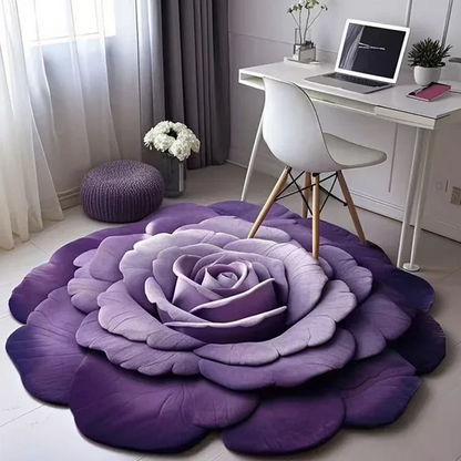 🌸Last Day Special Price £9.99!!🌸Floral Plush & Diatomaceous Earth Floor Mat