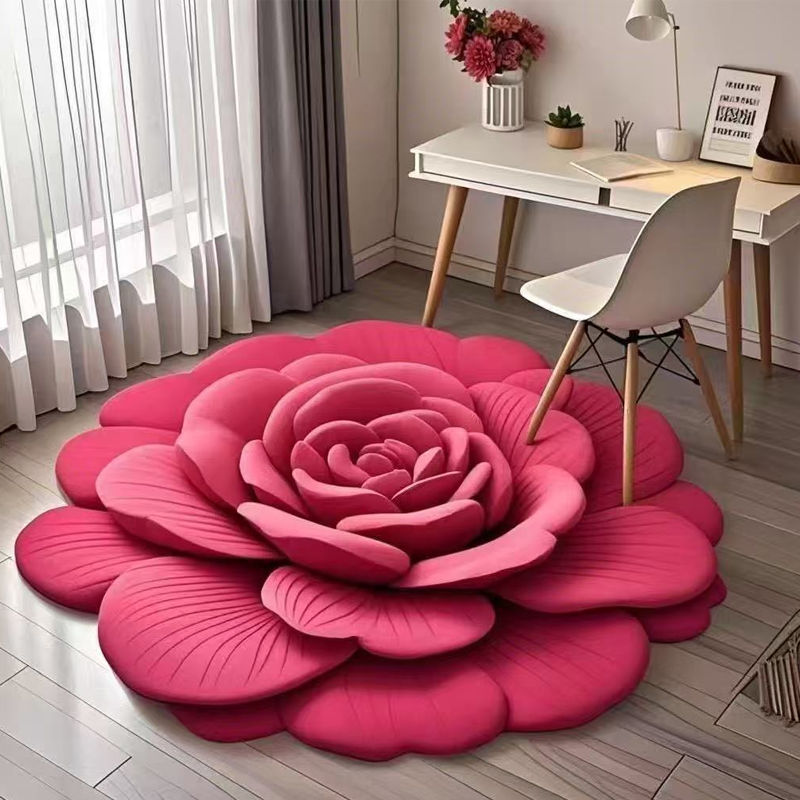 🌸Last Day Special Price £9.99!!🌸Floral Plush & Diatomaceous Earth Floor Mat