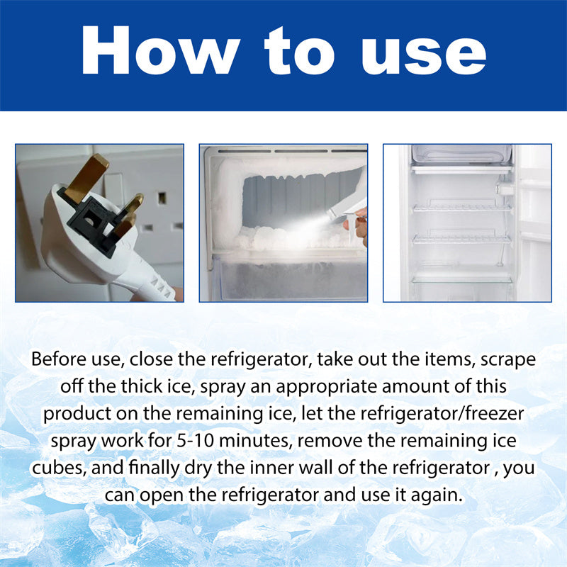 🎄Christmas Sale-Up to 50% OFF🧊Fridge Freezer Defrosting Spray