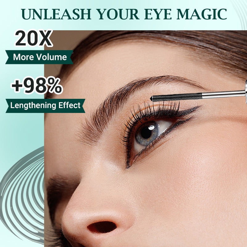 ✨LAST DAY SALE - BUY 1 GET 1 FREE!!⚡50K+ SOLD!✨Ultimate Waterproof & Sweatproof Lengthening & Curling Mascara👁️