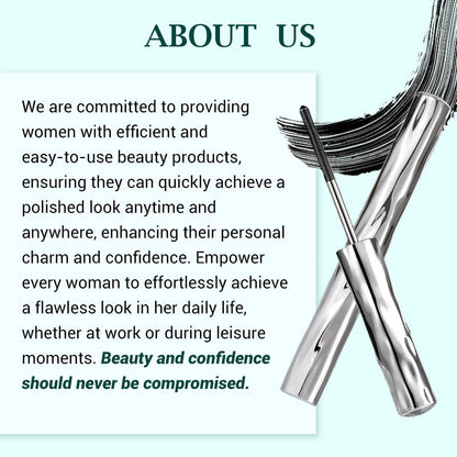 ✨LAST DAY SALE - BUY 1 GET 1 FREE!!⚡50K+ SOLD!✨Ultimate Waterproof & Sweatproof Lengthening & Curling Mascara👁️