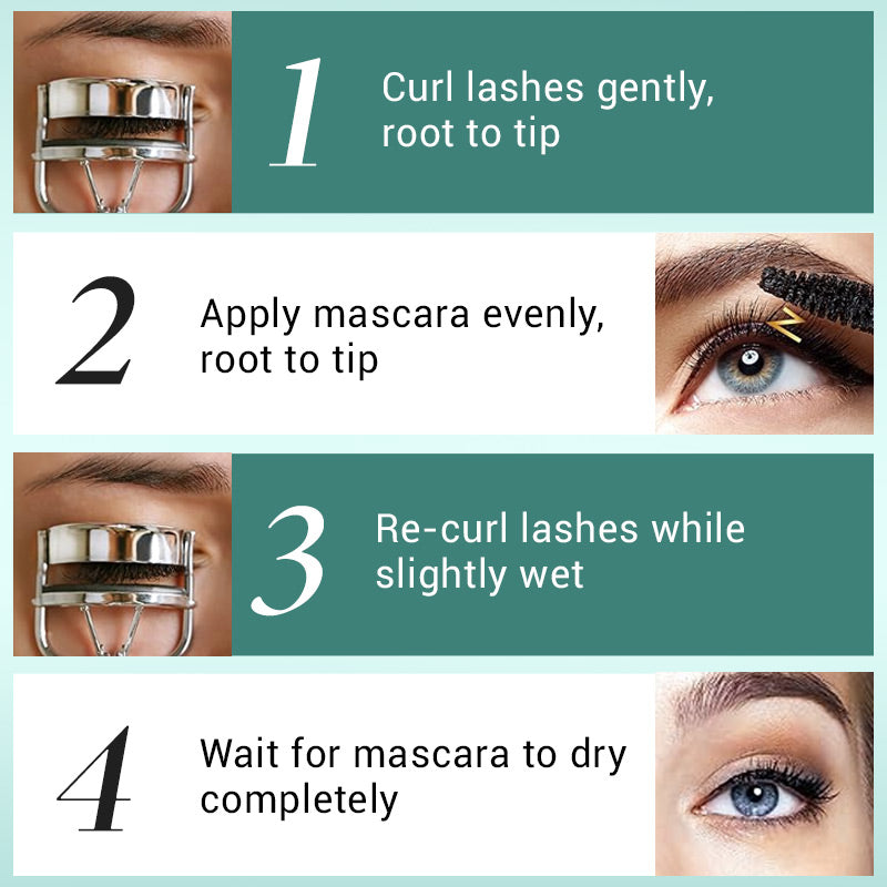 ✨LAST DAY SALE - BUY 1 GET 1 FREE!!⚡50K+ SOLD!✨Ultimate Waterproof & Sweatproof Lengthening & Curling Mascara👁️