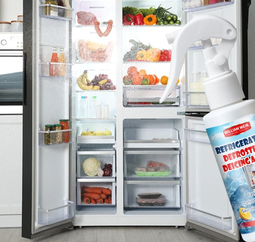 🔥Summer Hot Sale £9.99!!💥50K+ SOLD!🧊Defrosting Spray for Fridge Freezer🎁(With free spatula)