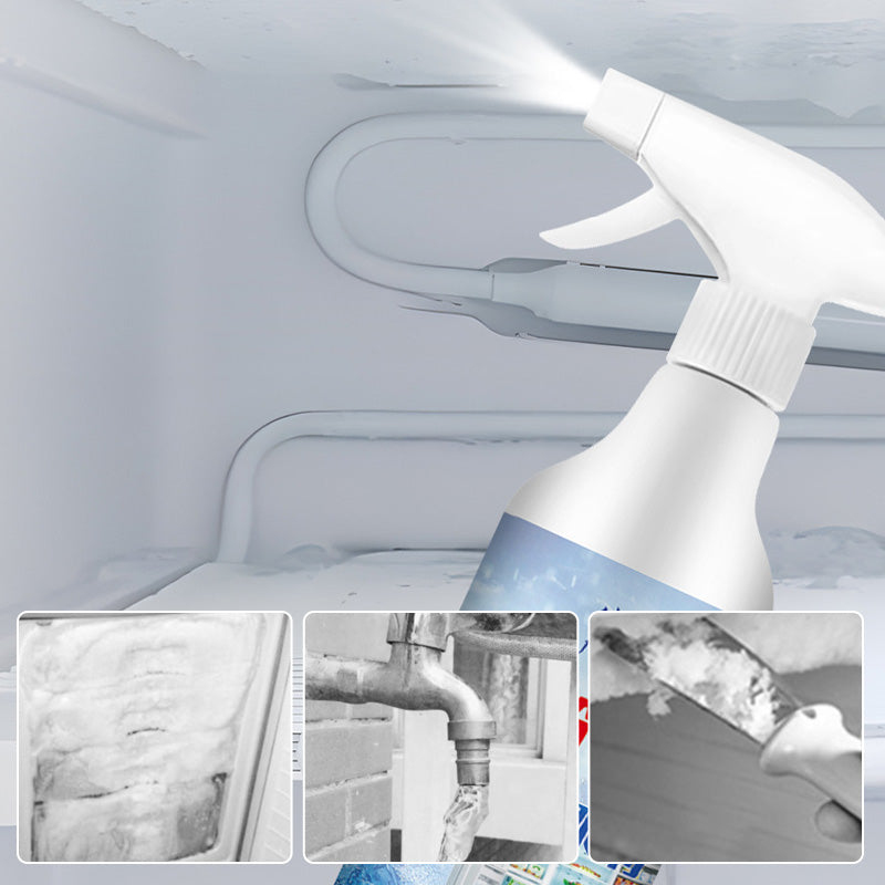 🔥Summer Hot Sale £9.99!!💥50K+ SOLD!🧊Defrosting Spray for Fridge Freezer🎁(With free spatula)