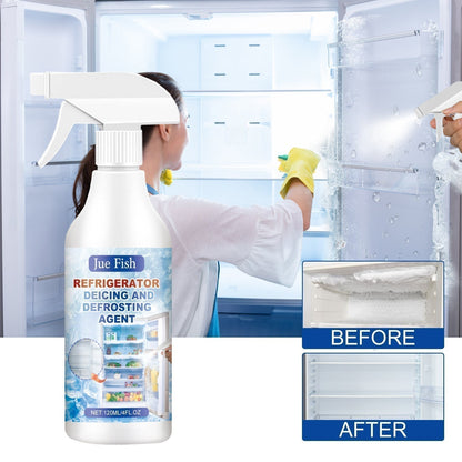 🔥Summer Hot Sale £9.99!!💥50K+ SOLD!🧊Defrosting Spray for Fridge Freezer🎁(With free spatula)
