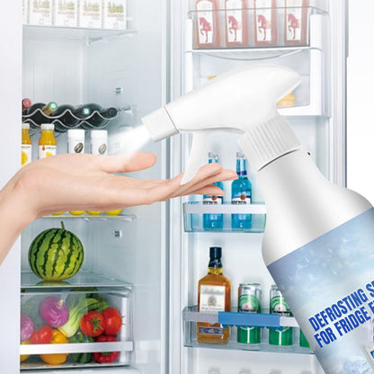 🔥Summer Hot Sale £9.99!!💥50K+ SOLD!🧊Defrosting Spray for Fridge Freezer🎁(With free spatula)