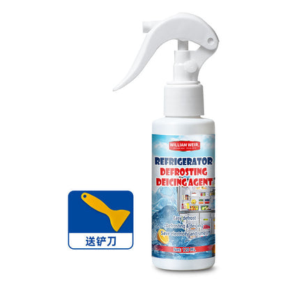 🔥Summer Hot Sale £9.99!!💥50K+ SOLD!🧊Defrosting Spray for Fridge Freezer🎁(With free spatula)