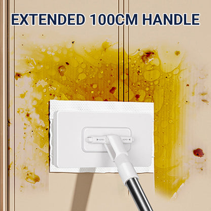 💦SPECIAL PRICE:￡8.99🔥ONLY TODAY - Ends Soon!!🧹Disposable Dust Mop with 4 Reusable Cloths